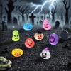 .40Pcs Glow In The Dark Halloween Resin Mini Figures Mini Pumpkin Ghost Ornament DIY Fairy Garden Micro Landscape Decor