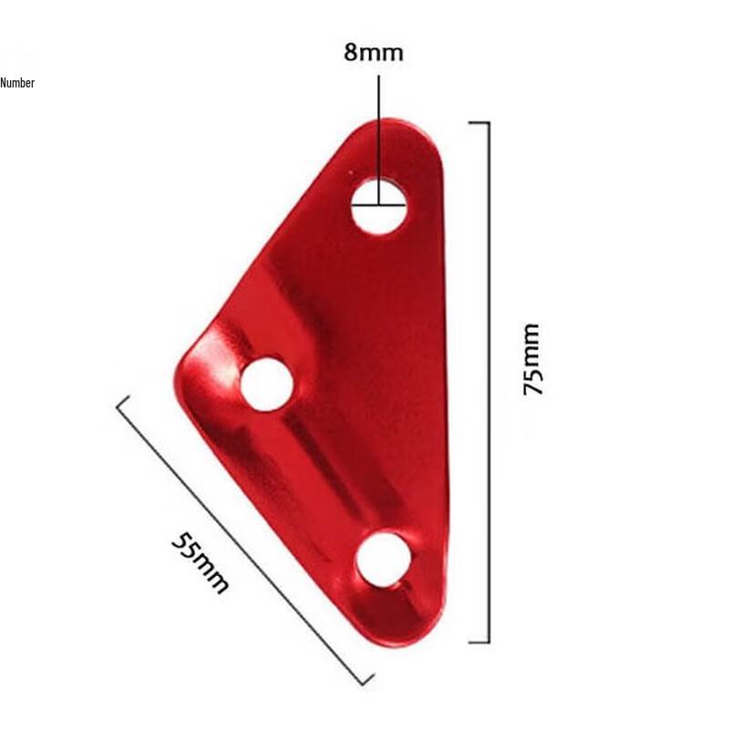 OEING Outdoor Tent Tarp Wind Rope Aluminum Alloy Adjuster Buckles - 18 Pack