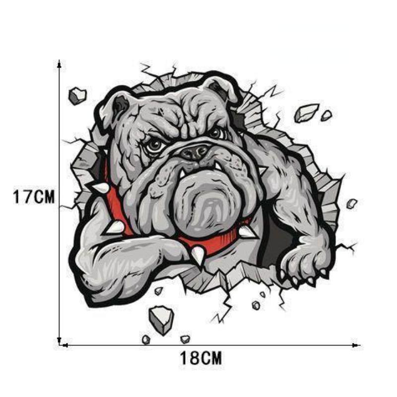 3D General Motors Decorative Stickers Cute Kitty Dog Car Stickers Body Scratch Shielding Decorative Stickers Creative and Realistic