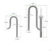Aquarium Inflow Outflow Pipe Kit Rust Resistant Surface Skimmer Set Easy to Clean Canister