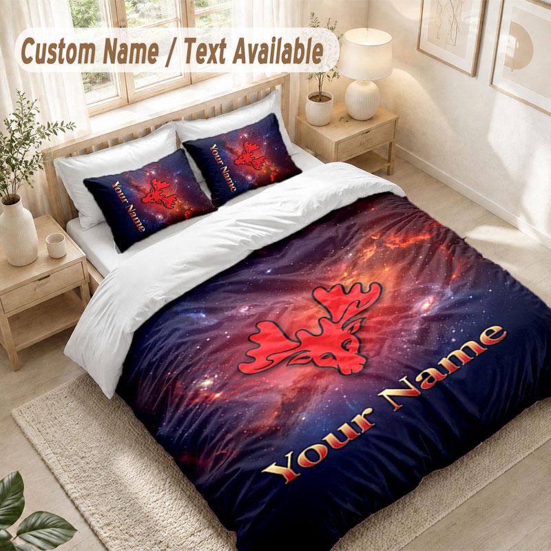 Custom Name Bedding Set 3 PiecesWatford FC Print Duvet Cover + 2 Pillowcases Soft Bed Decor