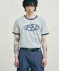 FERNOV Fn Symbol Logo Ringer Tee Gray