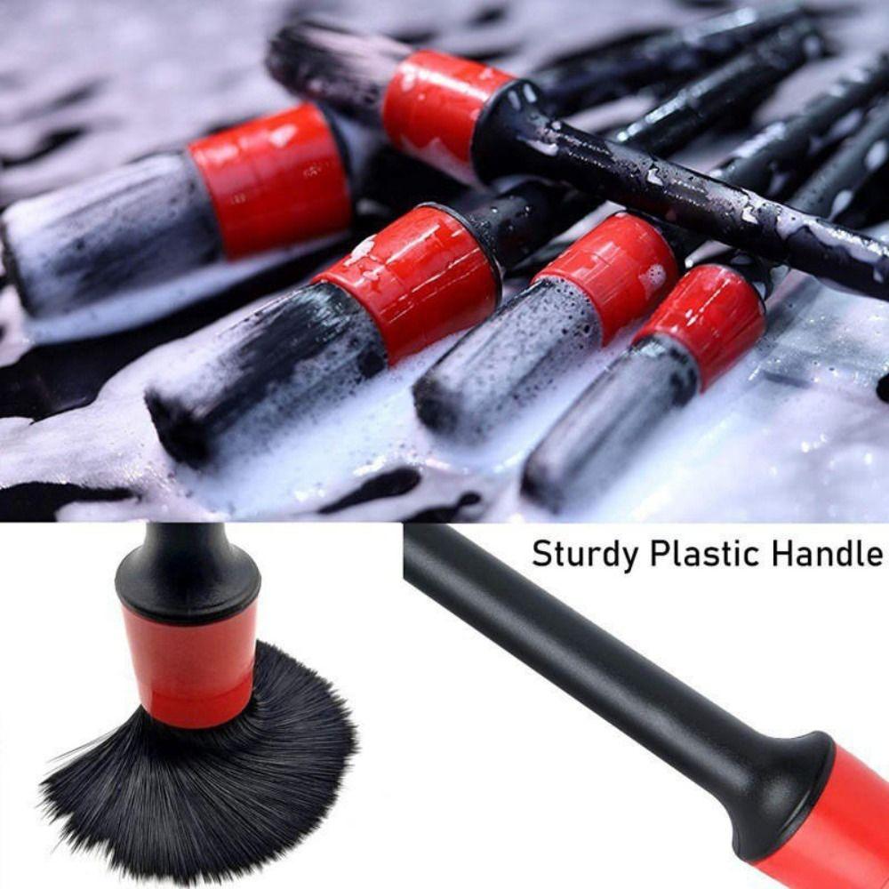 12pcs/Set Tire Brush Car Cleaning Brush Kit Dashboard Car Detailing Brush  Car Seat Cleaning