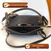 New Floral Cowhide Shoulder and Crossbody Handbag