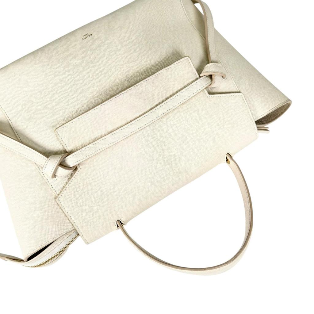 CELINE Belt bag Handbag Ivory Women used
