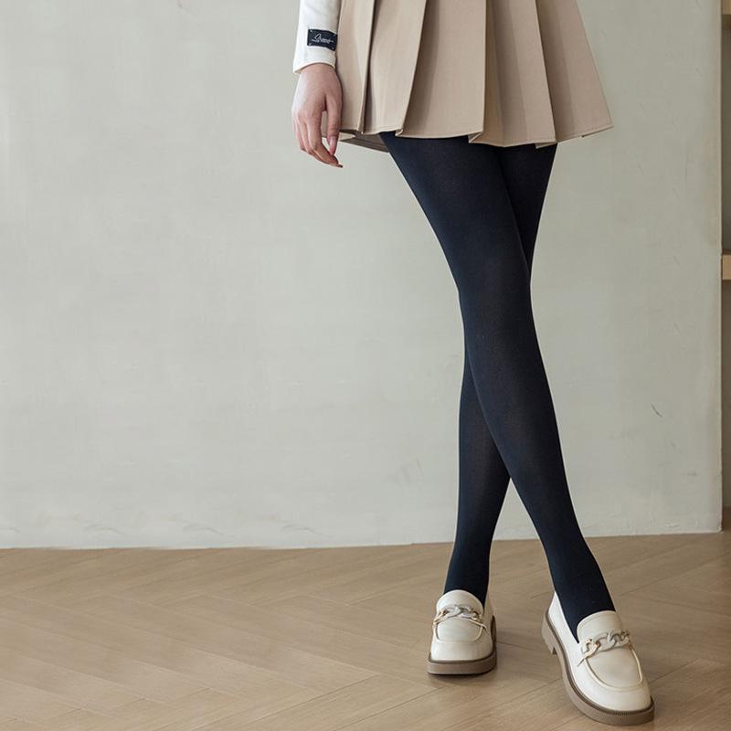 Velvet Nude Pantyhose for Women - Thick, Flesh-Colored Leggings for Spring, Autumn & Winter
