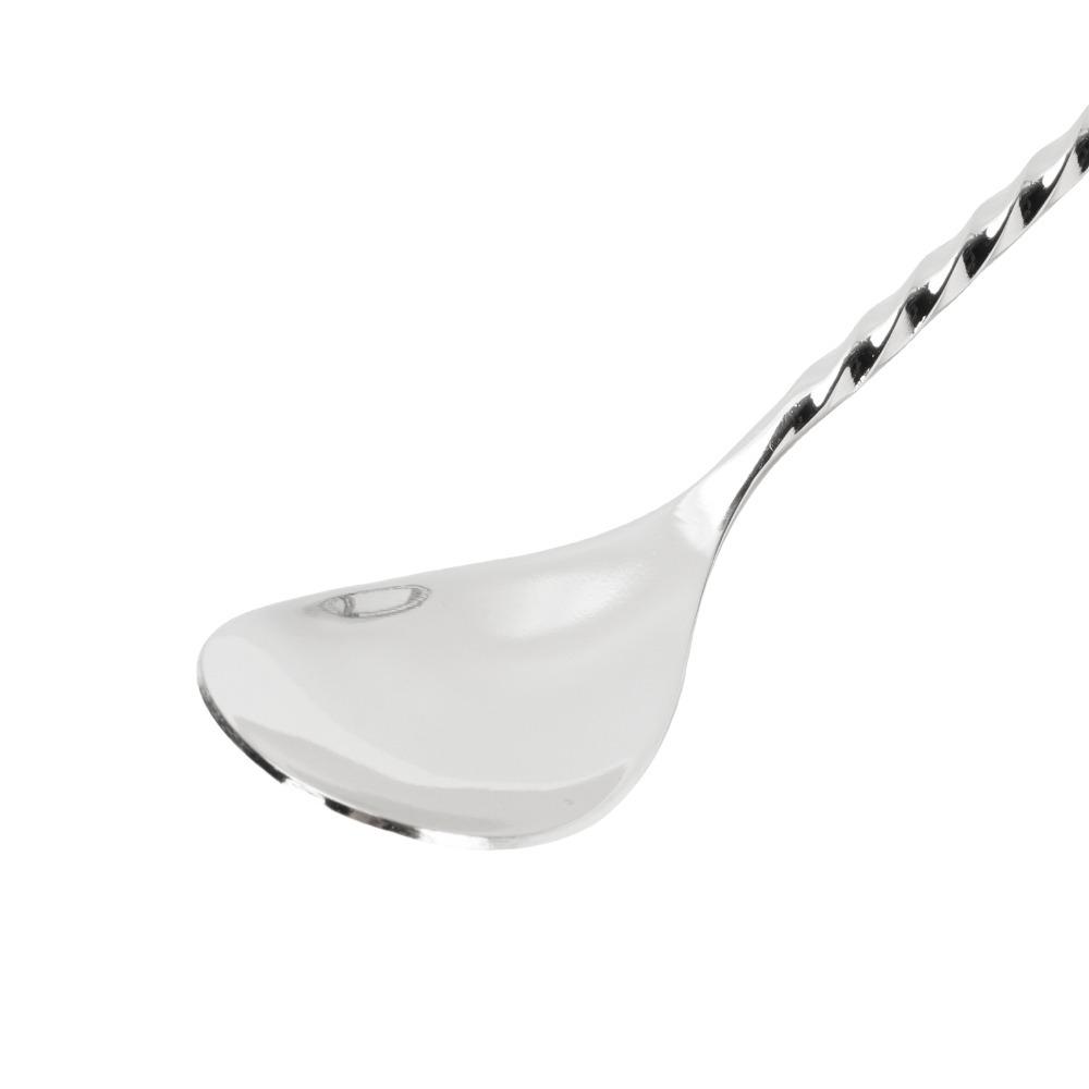 Stainless Steel Bar Mixing Spoon Long Handle Long Handle Bar Spoon Cocktail Stirrer Spoon Home серебряный