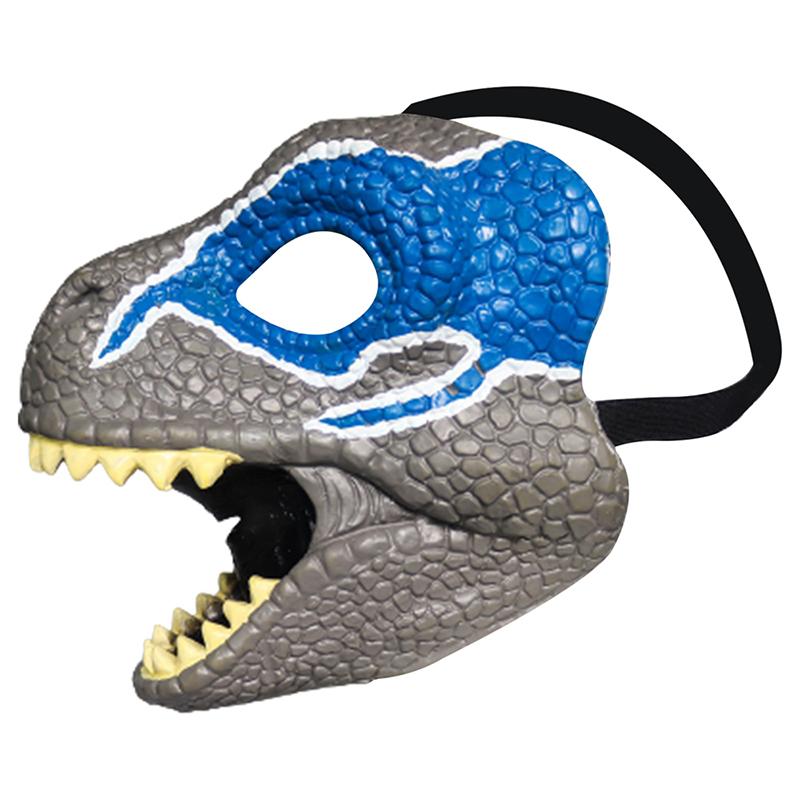 Dinosaur Headgear Party Mask Moving Mouth Dinosaur Simulation Toy Model for Halloween Themed Party Accessory