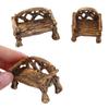 Garden Resin DIY Craft Furniture Figurines Bench Miniature Park Seat Ornaments Lawn Chairs Set