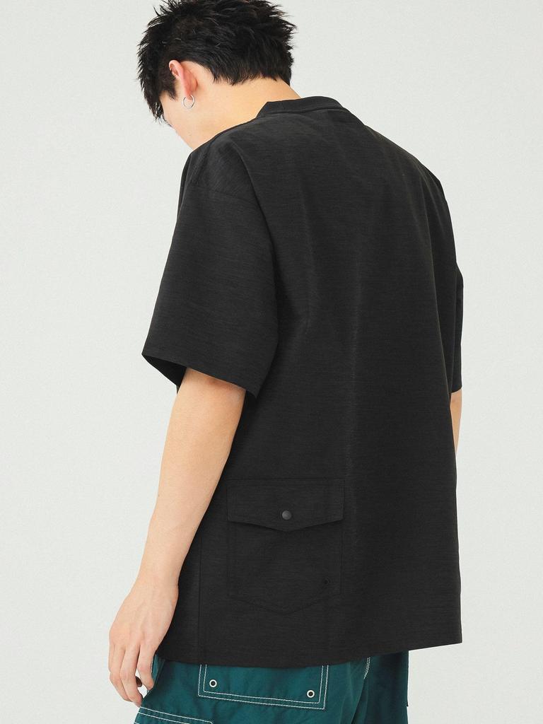 Beams S/S TEE Active T-Shirt Men's Black Large 11041302147