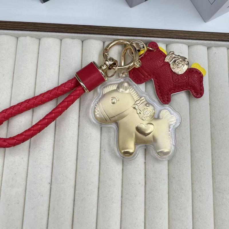 999 Pure Gold Wealth-Attracting My Little Pony Pendant Keychain Charm Without Gold