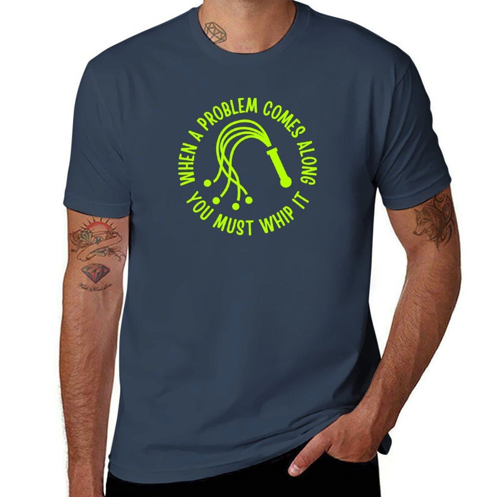 You Must Whip It TShirt Minimal Art Print TShirt S