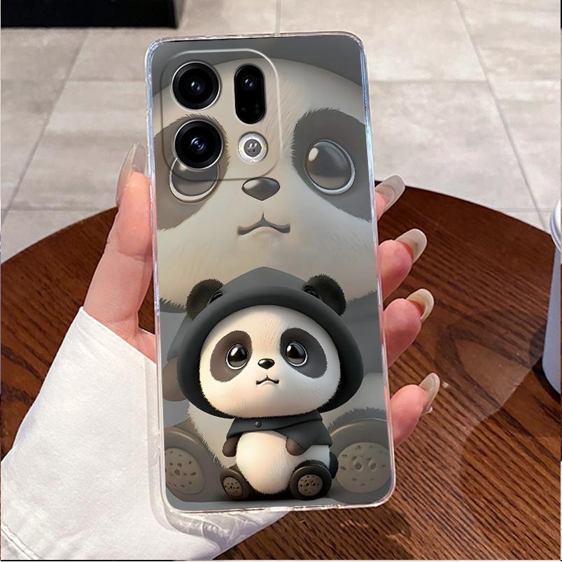 Case For OPPO Find X9 Pro 5G Clear Luxury Cute Love Rabbit Funny Slim Soft TPU Silicone Cover For OPPO FindX9 X9Pro Phone Case