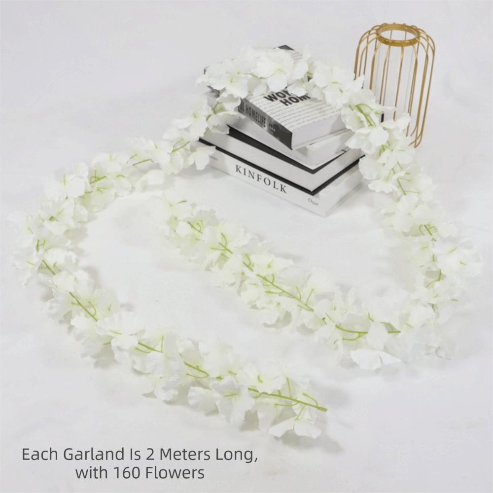Silk Flower Artificial Orchid Flowers Fake Flowers Silk Orchid Fake Floral Vine  Home Decoration