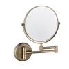 VGX Two Sided Vanity Makeup Mirror Bathroom Wall Mounted Folding Mirror 3x Magnifying Makeup Shaving Vanity Mirror Gold Chrome