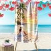 Woman Enjoying Sunset On Tropical Beach Beach Towel Quick-drying for Travel Outdoor Sports Jogging Beach and Swimming