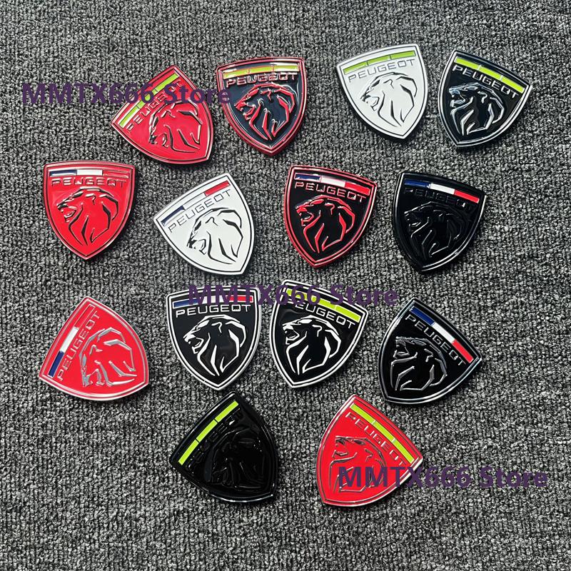 3D Metal Lion Emblem Car Stickers Side Trunk Badges Accessories for Peugeot 207R 407 408 308 206 406 507 508 307 4008 5008 3008