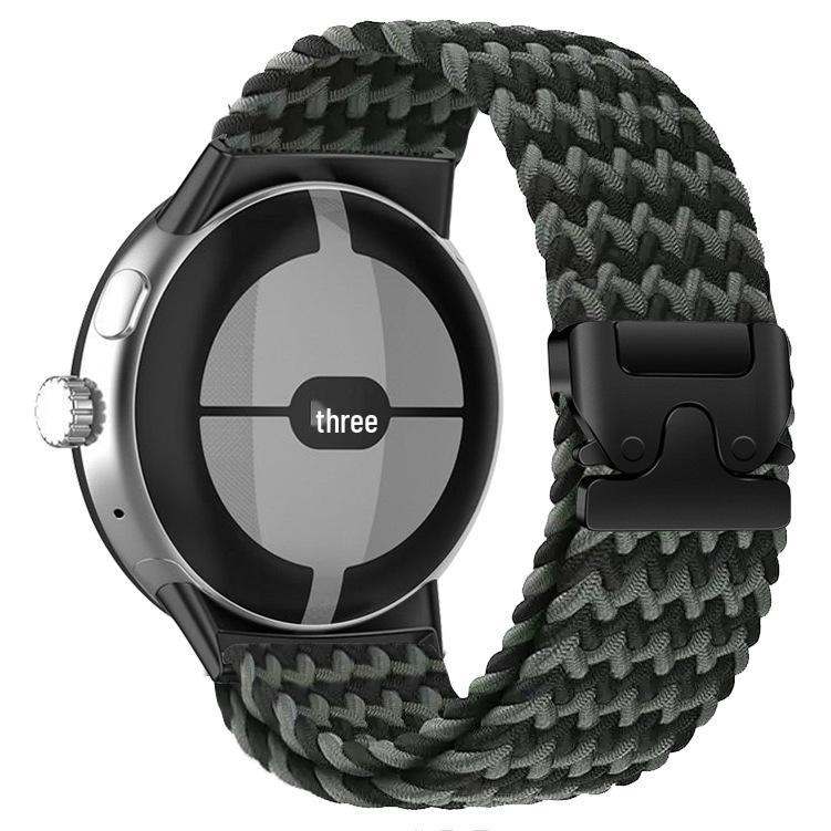 Braided Nylon Paracord Watch Band for Google 41MM/45MM