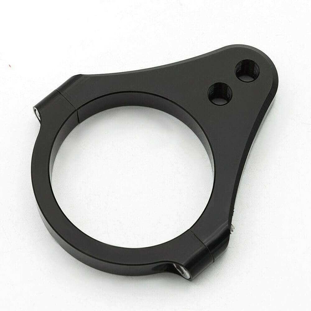 55mm CNC Aluminum Motorcycle Fork Tube Brackets Steering Damper Frame Mounting Clamp Foot Fixer Hardware Parts Stabilizer Universal