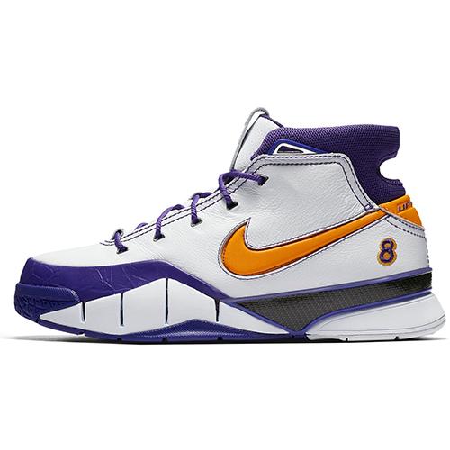 Nike Zoom Kobe 1 Protro 'Final Seconds' (Unisex) White / Del Sol-Varsity Purple Basketball Shoes AQ2728 101