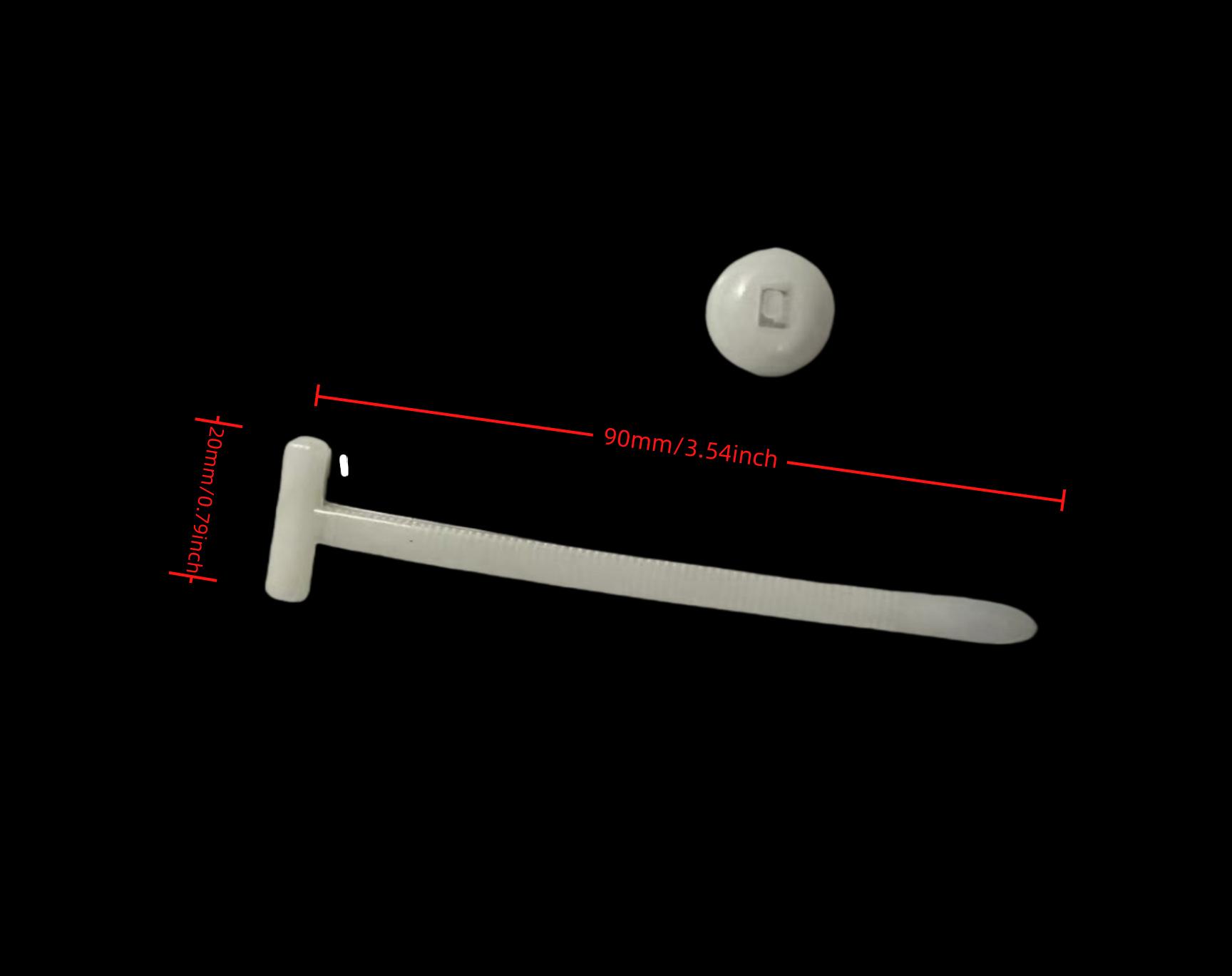 

Multifunctional Nylon Cable Tie & Trunk Expansion Screw Set 1 piece білий