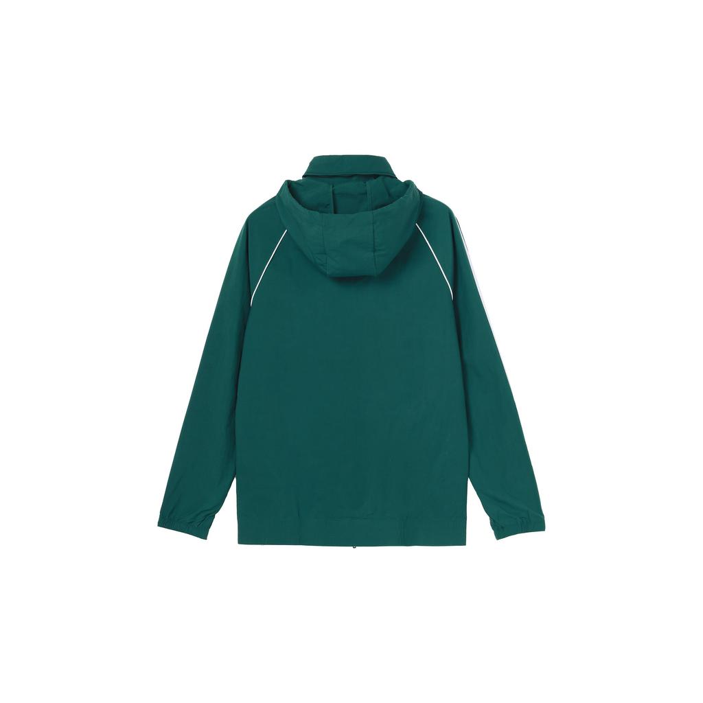 Adidas Originals Trefoil Logo Colorblock Striped Sports Jacket Men Jacket Green CW1311