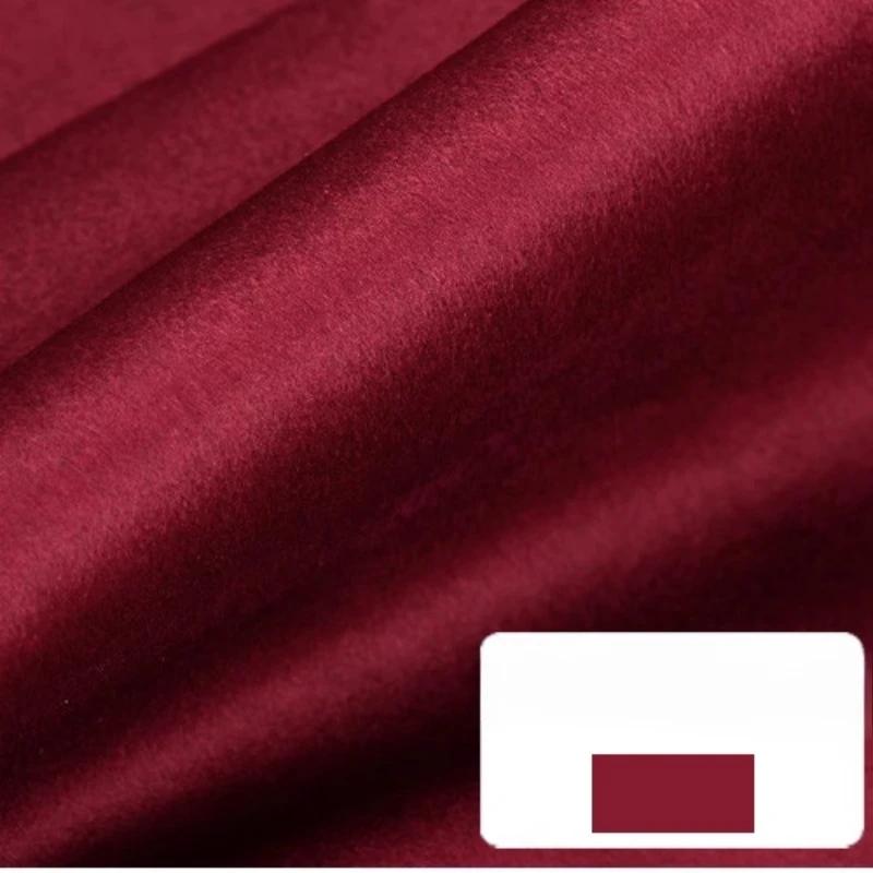 2025 Autumn and Winter New All-Australian Wool Single-sided Cashmere Fabric High-end Custom Short Wool Coat Wool Fabric