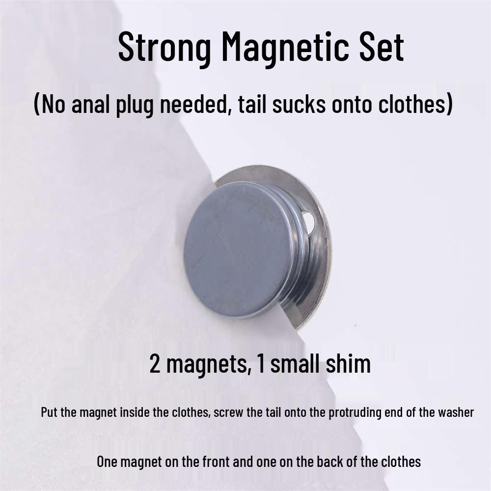 Silicone Detachable Tail Excluding Diamond Screw Anal Plug Accessory