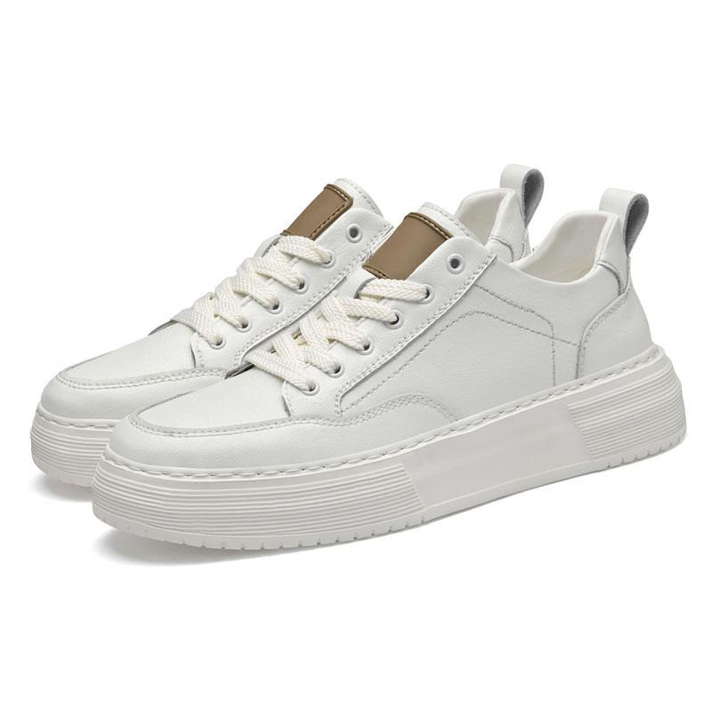 

Классические мужские туфли на шнуровке, дышащие кроссовки, повседневная обувь ручной работы из натуральной кожи, легкие мужские туфли для вождения 45 белый