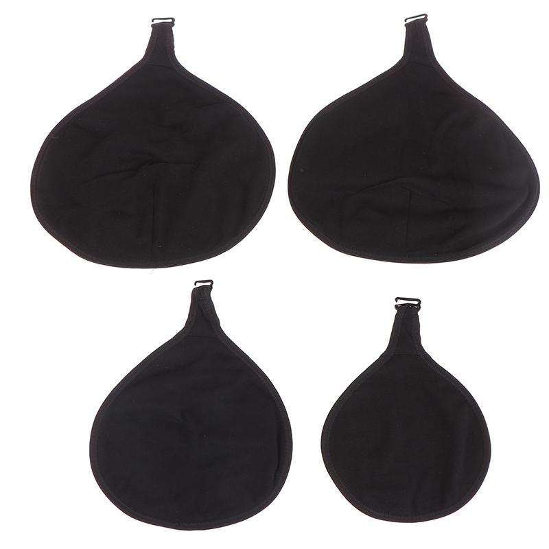 Portable Soft Breathable Cotton Breast Prosthesis Protective Pocket Hook Case For Mastectomy Fake Breast Care Bags