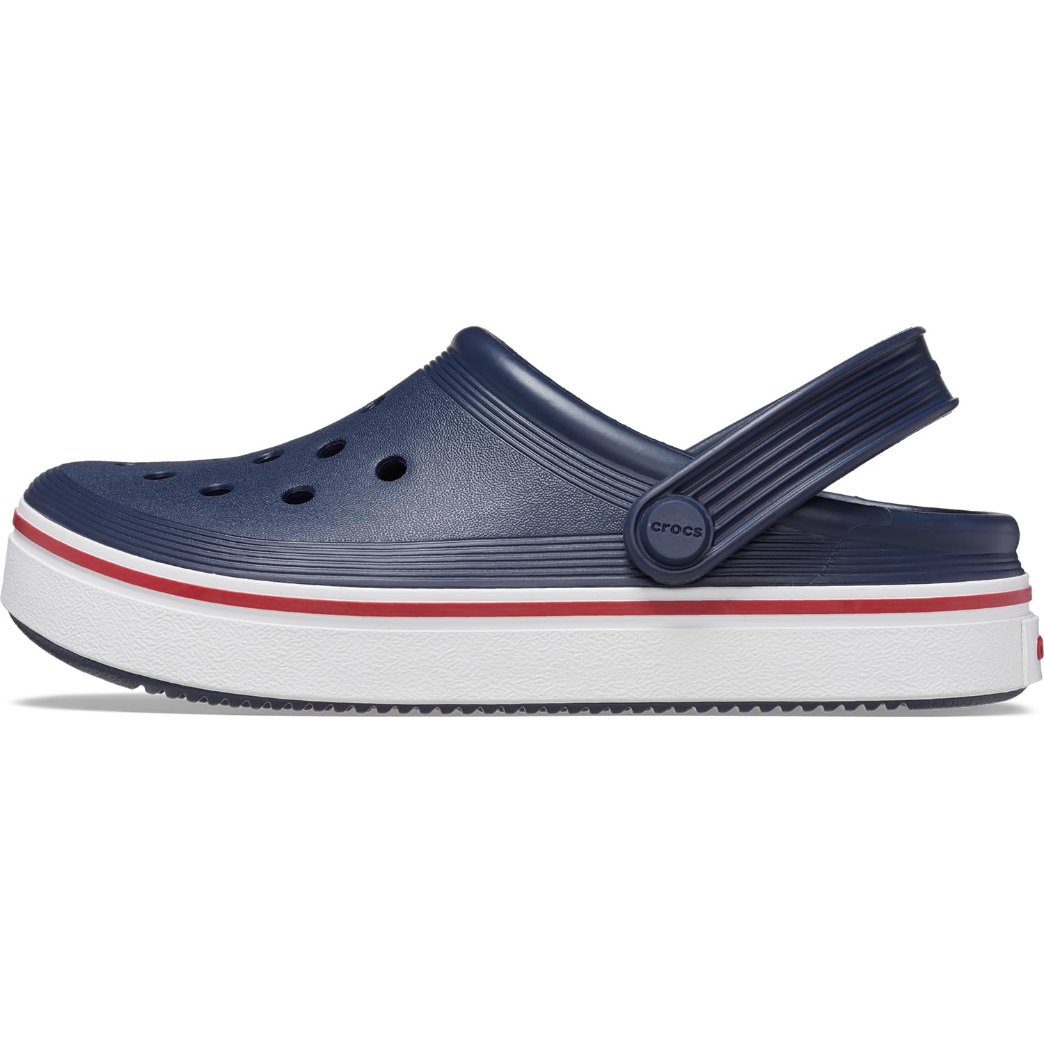 

Сандалии детские Off Court Clog см [Crocs] темно-синий/перцовый 15.5