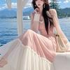 Super Good-looking Dress Women's Spring Dress New French High-end Temperament Beautiful Waist Long Dress New Chinese Style