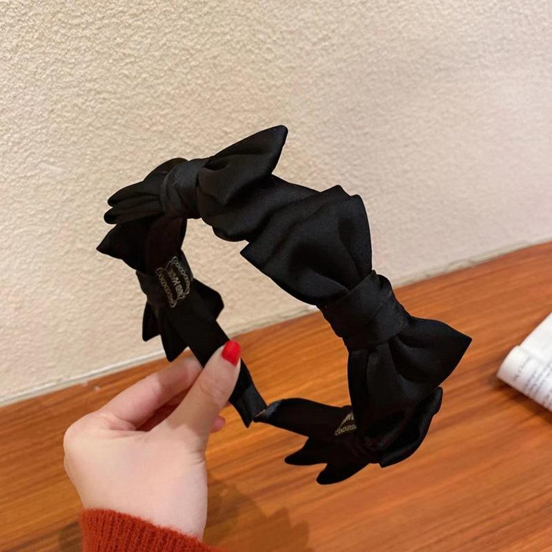 Lystrfac Neue Mode Druck Leopard Scrunchy Stirnband für Frauen Mädchen Trendiges Plissiertes Haarband Weiblicher Kopfschmuck Haaraccessoires