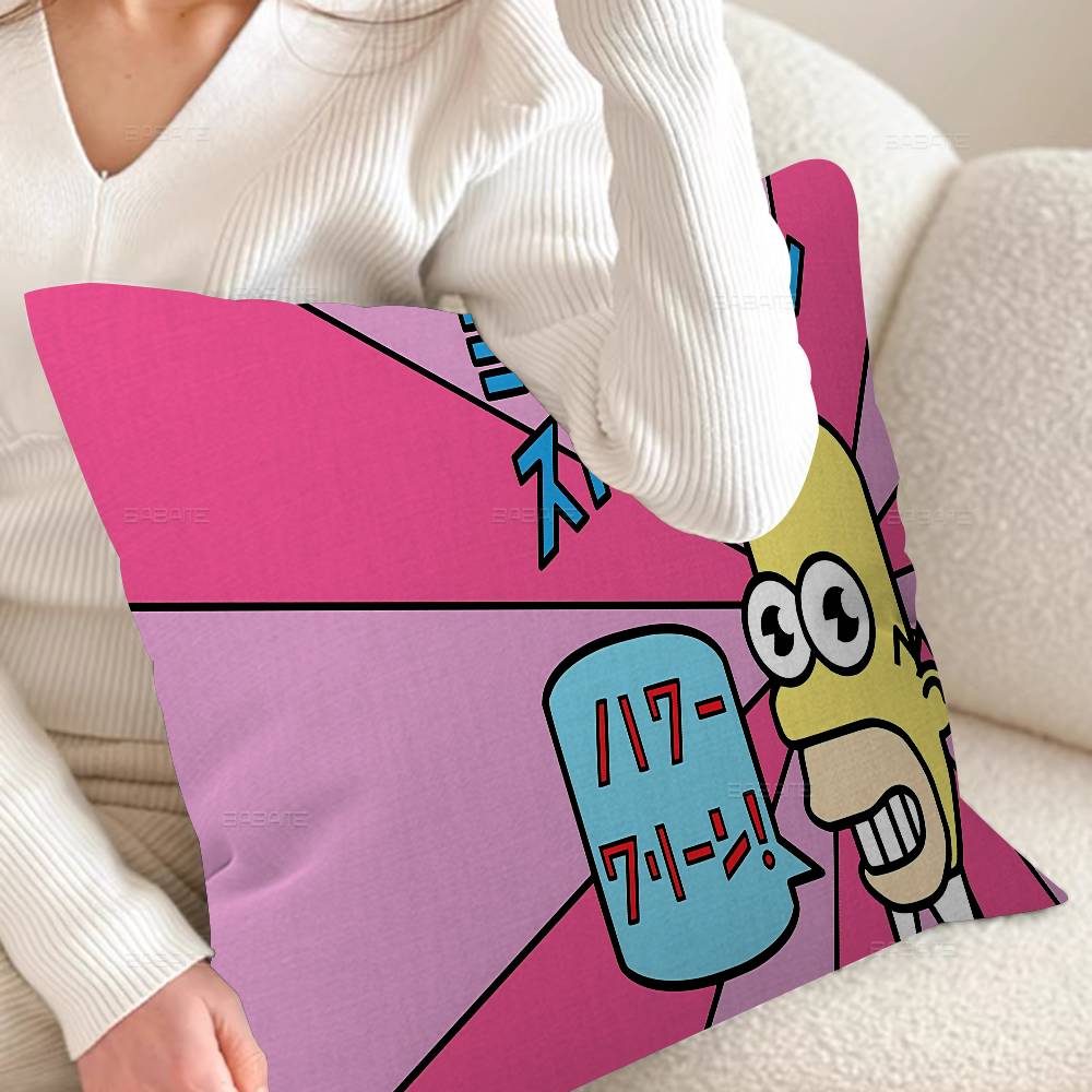 Cartoon The S-Simpsons Cushion Cover Pillow Cover Decor Pillowcase Printed Cushion Case For Couch