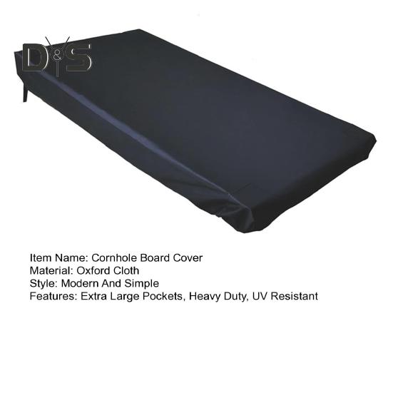 Cornhole Board Cover with Extra Large Pockets Heavy Duty UV Resistant Waterproof Oxford Cloth 4 X 2 FT Outdoor Cornhole Board Protective Cover