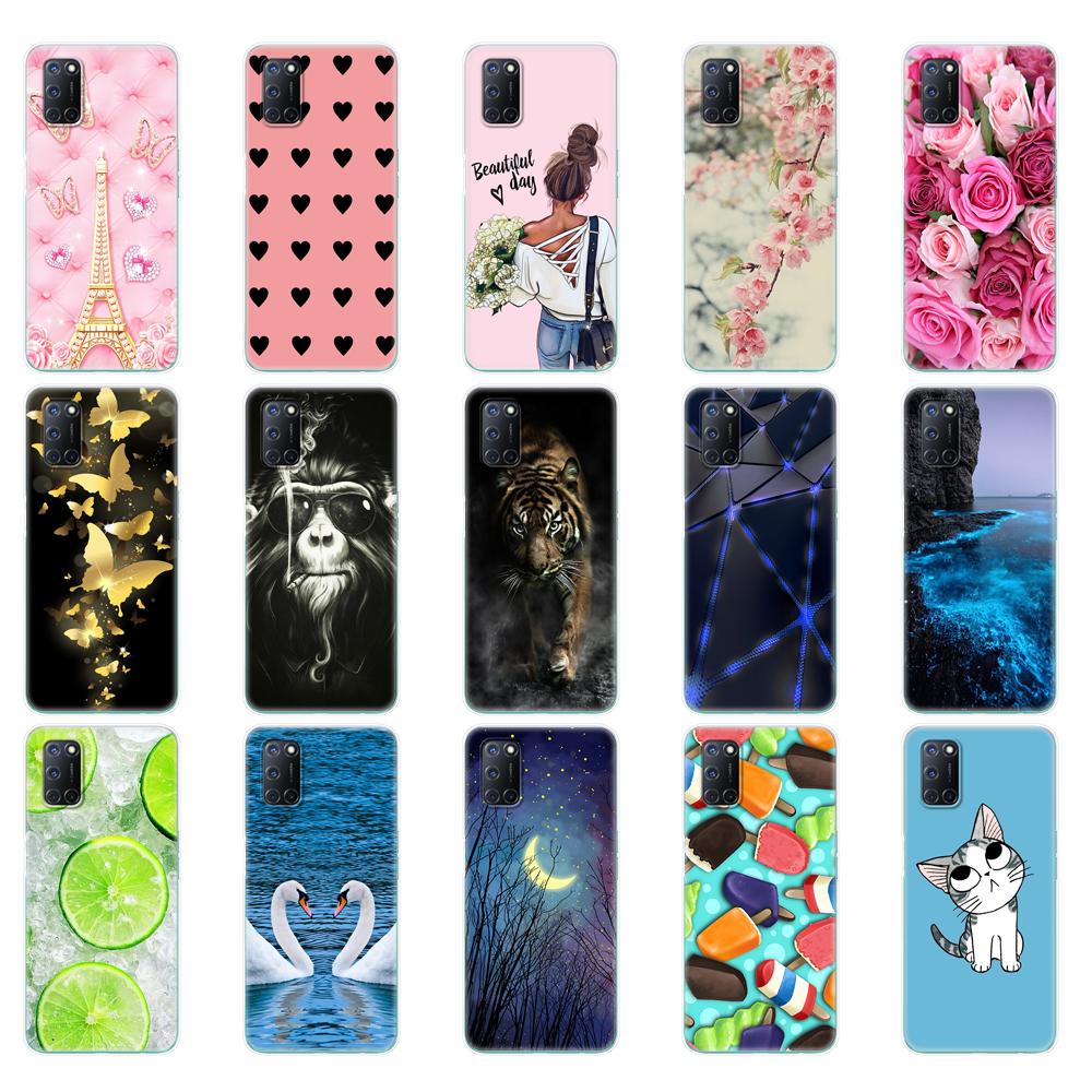 For OPPO A52 Case A92 A72 Case 6.5" Silicon Soft TPU Back Phone Cover For OPPO A 52 72 92 Case OPPOA92 OPPOA72 OPPOA52 Case Bag