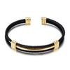 European & American Stainless Steel Two-Tone Woven Bracelet - Versatile Women's Accessory (10MM)
