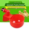 Automatic Poultry Drinker & Feeder Bowl for Chickens, Ducks, Geese, and Pigeons - Thickened New Model
