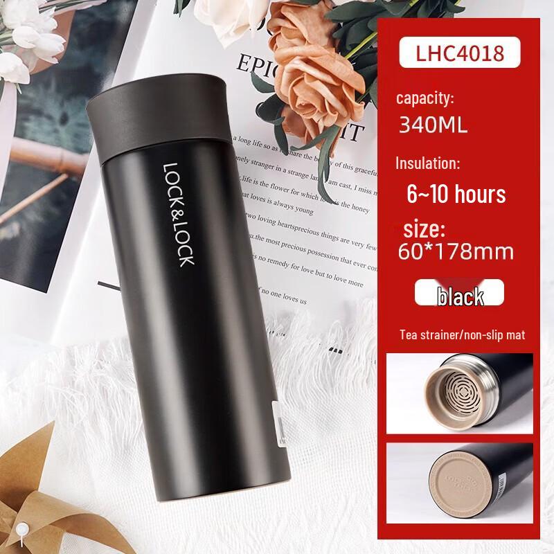 LOCK&LOCK LHC4019 400ml 304 Stainless Steel Business Thermos