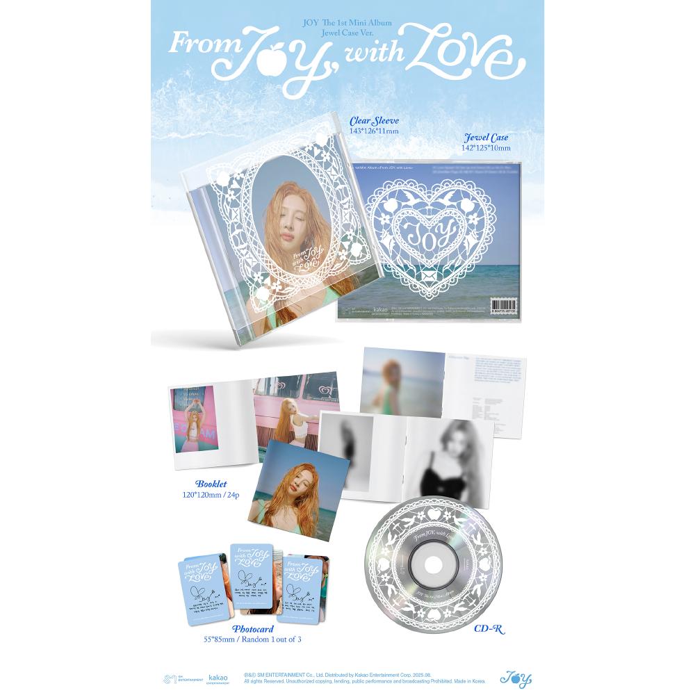 JOY The 1st Mini Album From JOY, with Love Jewel Case ver.
