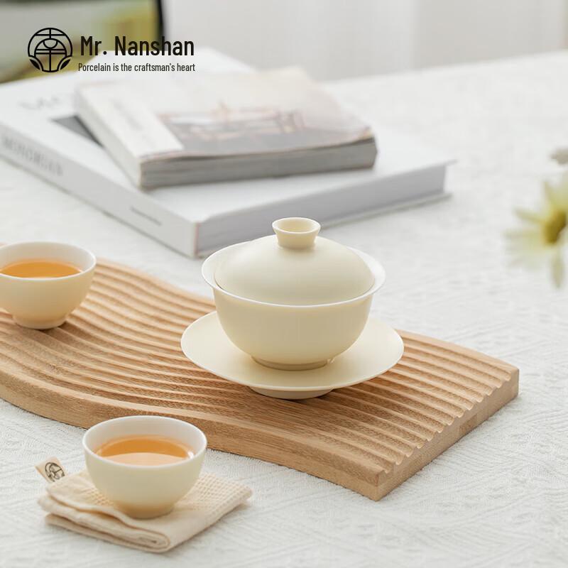 Nanshan Mr. Ceramic Sancai Gaiwan