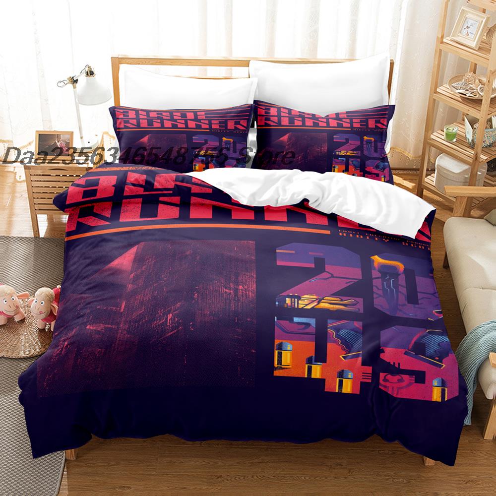 2049 Blade Runner Bedding Set Single Twin Full Queen King Size Bed Set Aldult Kid Bedroom Duvetcover Sets 3D Bed Sheet Set