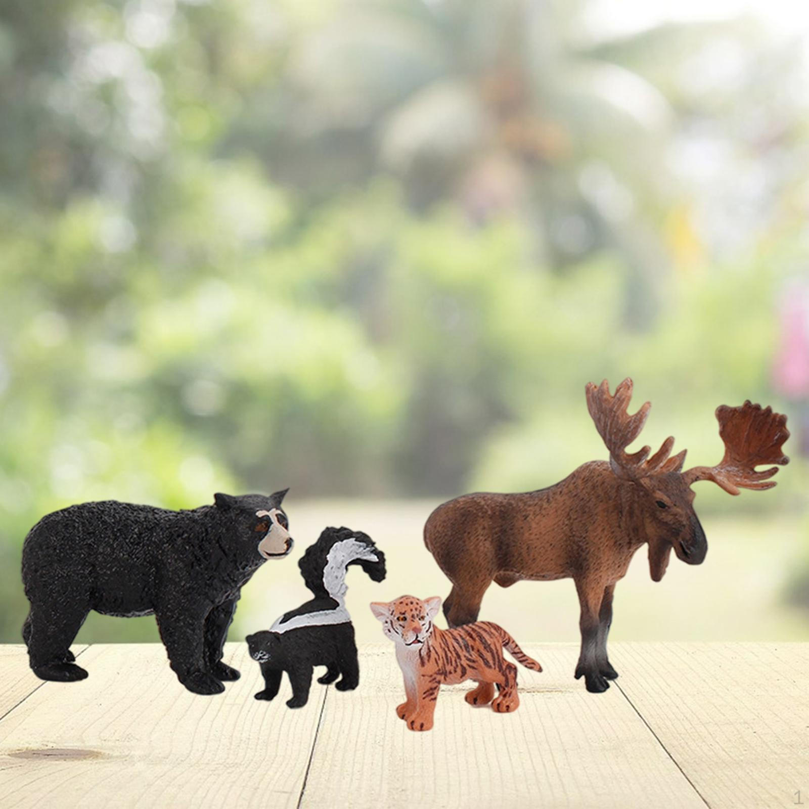 Model Collection Set Lion Chimpanzees Wild animal model C