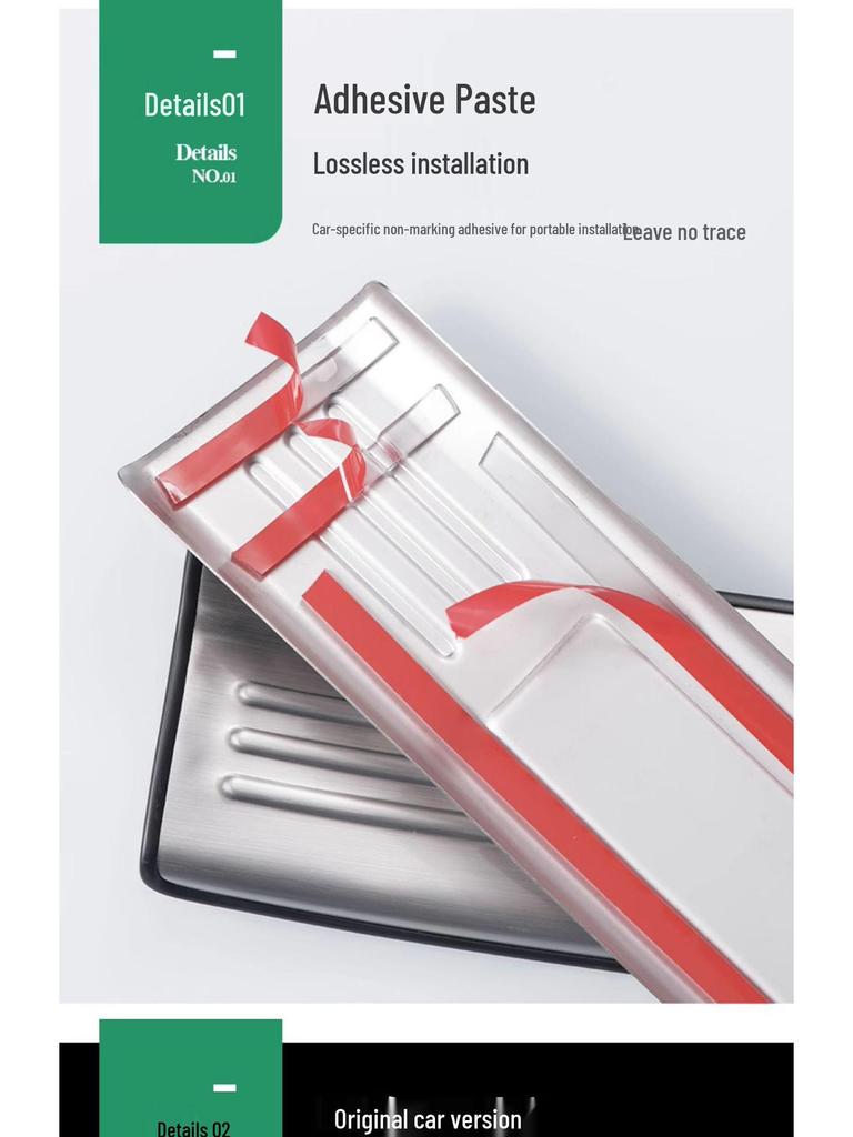 Loch Rear Trunk & Bumper Protector for Toyota Sienna, Includes 23 Grevia Trim Strips & Car Stickers