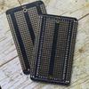 2.54 Spacing Permanent Breadboard Five-hole Gold-plated Solder PCB Prototype Board Universal Black Prototype Breadboard