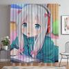 Window Curtain for Room 2 Panel Eromanga Sensei Shades Modern Living Room Curtains Partition Home Interior Curtains Kitchen