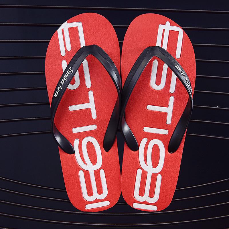 Z Summer Korean-Style Men's Non-Slip Flip Flops: Trendy Outdoor Beach Sandals