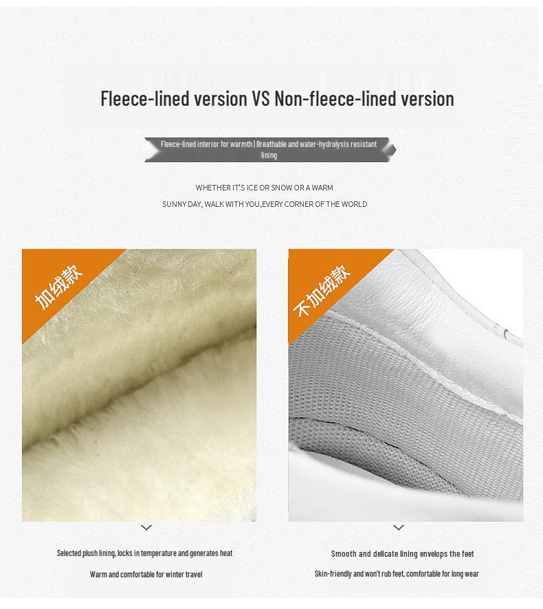 Stylish Men's Spring & Autumn White Sneakers: Versatile, Fashionable, and Comfortable with Thick Sole