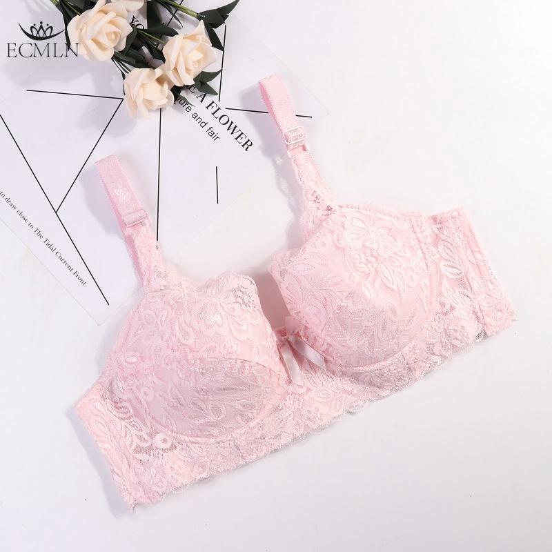 

Женский сексуальный изысканный кружевной бюстгальтер пуш-ап большого размера, тонкие вкладыши, стальное кольцо, бюстгальтер большого размера 36-46 чашка C/D/E, бюстгальтер на косточках 38/85 розовый