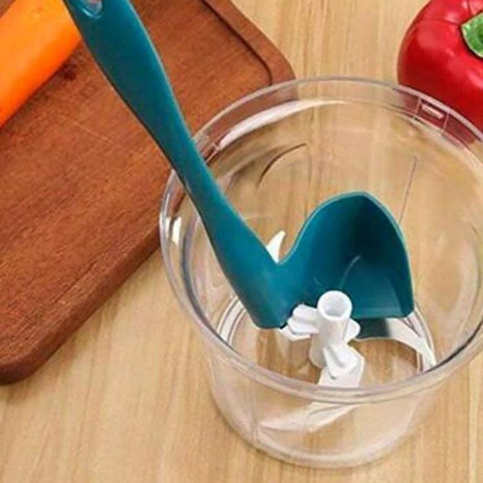 ROTARY : Spatule Rotative Spéciale pour Robot Culinaire - Bleu